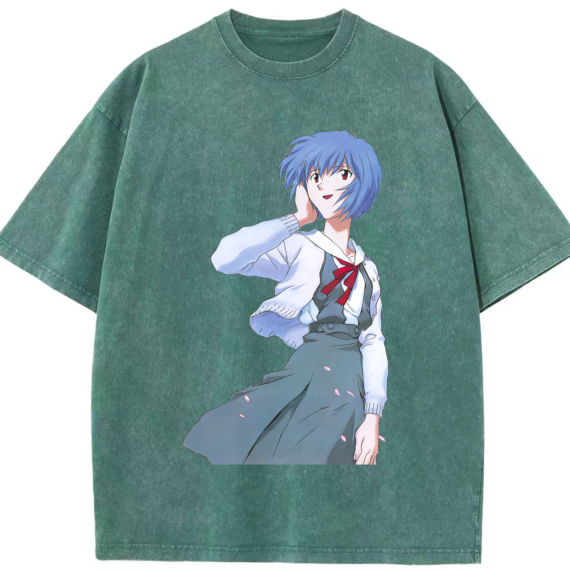 （画像用） EVA 新世紀エヴァンゲリオン 綿100% ヴィンテージ風 半袖Tシャツ（フロントプリント）
